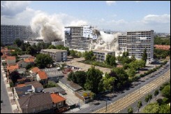 La Courneuve - Démolition de la Cité des 4000 (Foto der Stadt La Courneuve)