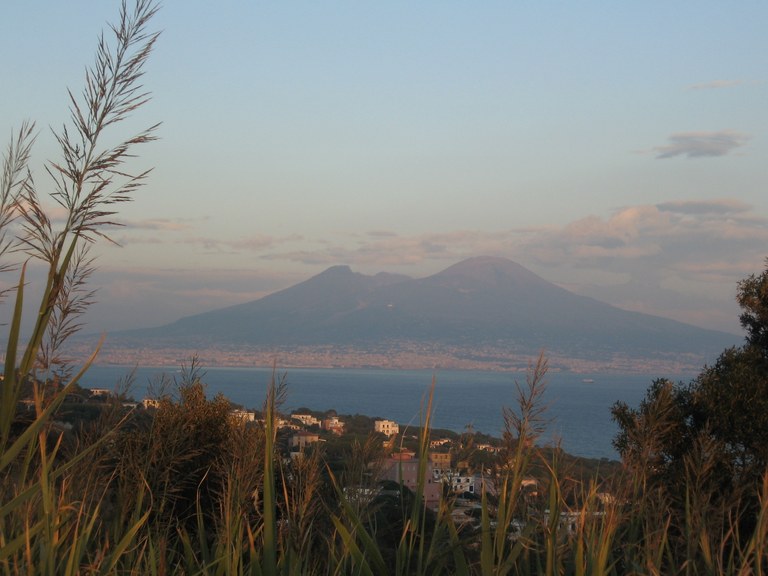Panorama con Vesuvio