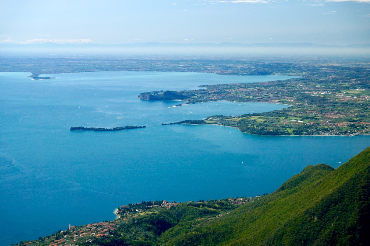 Vista panoramica dal Monte Pizzocolo