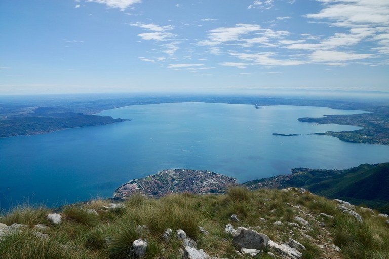 Vista panoramica dal Monte Pizzocolo