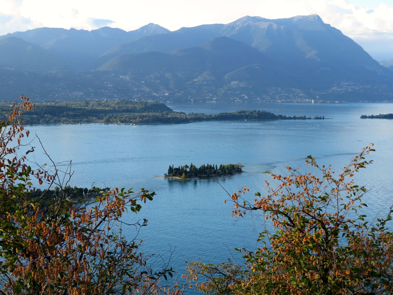 Vista panoramica con l'isola San Biagio