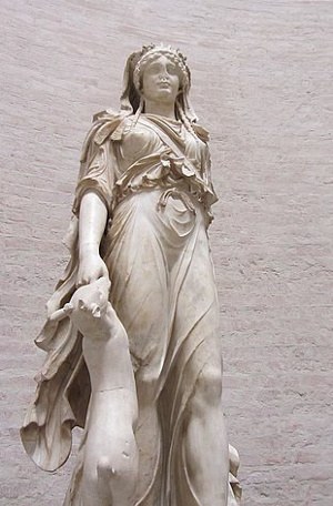 Statue der Artemis (römisch: Diana), Glyptothek München Statue der Artemis (römisch: Diana), Glyptothek München