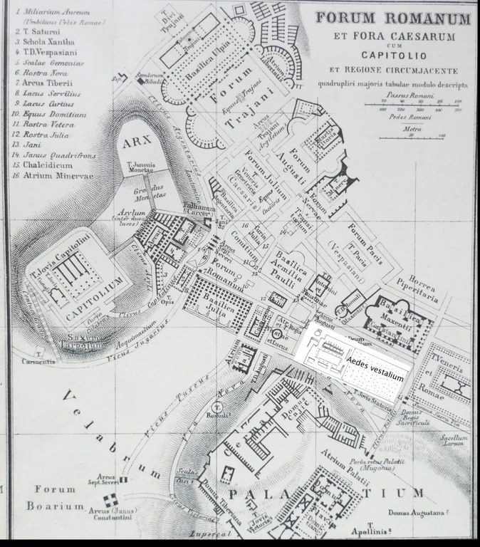 Forum Romanum (Atlas antiquus), kleine Datei Forum Romanum (Atlas antiquus), kleine Datei