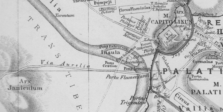 Das antike Rom: die Tiberinsel (Atlas antiquus)
