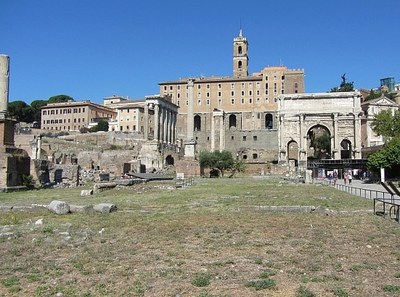 Der Versammlungsplatz auf dem Forum Romanum