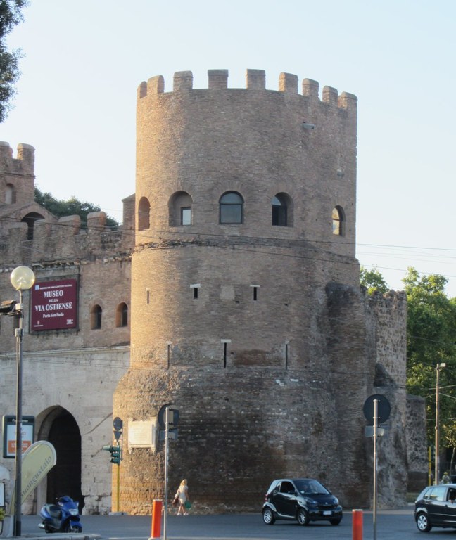 Porta San Paolo (Porta Ostiense), Wehrturm