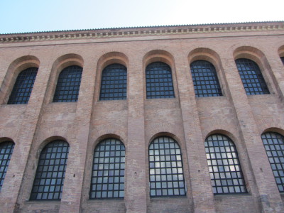 Die Fassade der Palastaula in Trier