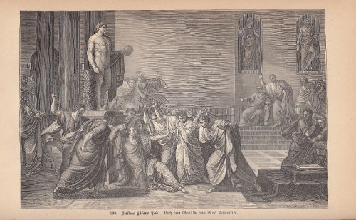 Die Ermordung Caesars, nach Camuccini, kleine Datei Die Ermordung Caesars, nach Camuccini, kleine Datei