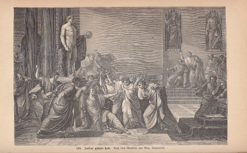 Die Ermordung Caesars, nach Camuccini, kleine Datei