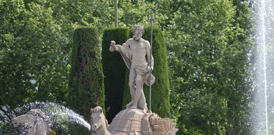 Neptunbrunen, Madrid, Plaza de Cánovas del Castillo