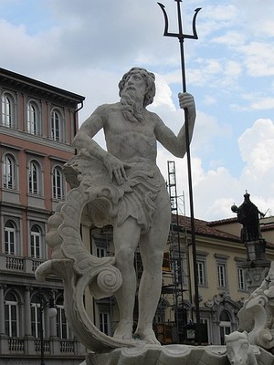 Neptunbrunnen in Triest