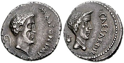 Münze des Antonius