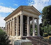 Der Tempel des Gottes Portumnus in Rom