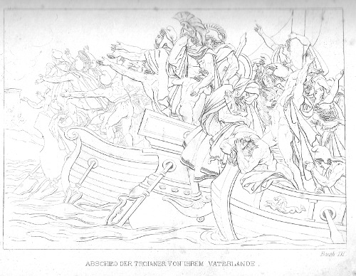 Abschied der Troianer aus ihrer Heimat (kleines Bild)