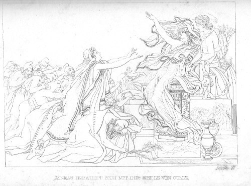 Aeneas und die Sybille, kleines Bild