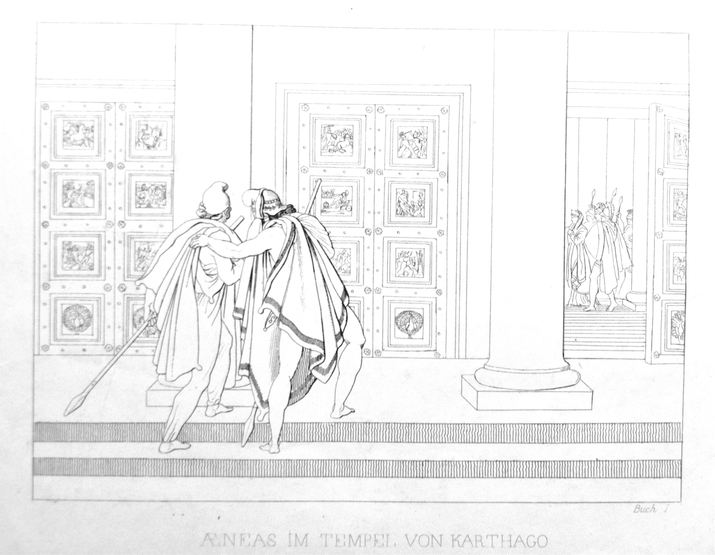 Aeneas im Tempel von Karthago (großes Bild)