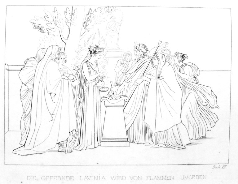 Das Opfer der Lavinia (Aeneis Buch 7) - großes Bild