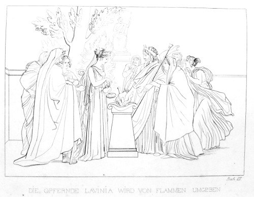 Das Opfer der Lavinia (Aeneis Buch 7) - kleines Bild Das Opfer der Lavinia (Aeneis Buch 7) - kleines Bild