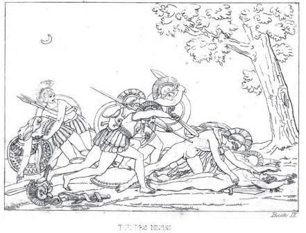 Tod des Nisus (kleines Bild)