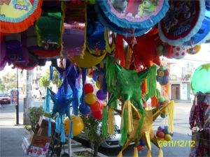 Decoración navideña en Méxiko