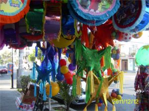 Decoración navideña en Méxiko