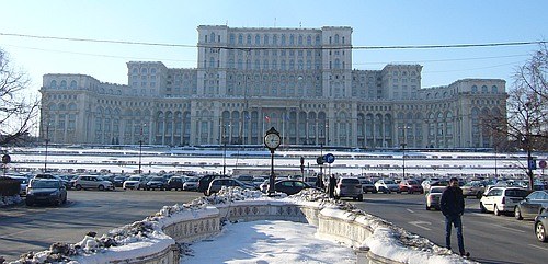 Der Parlamentspalast in Bukarest (Rumänien)