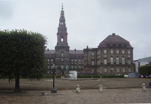 Schloss Christiansborg, Sitz des Folketing, des dänischen Parlaments