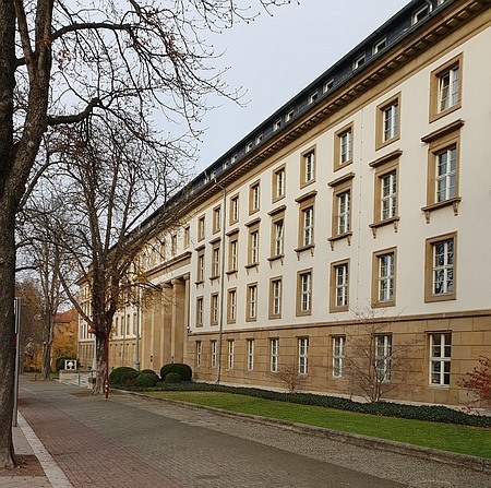 Der Landtag von Thüringen in Erfurt