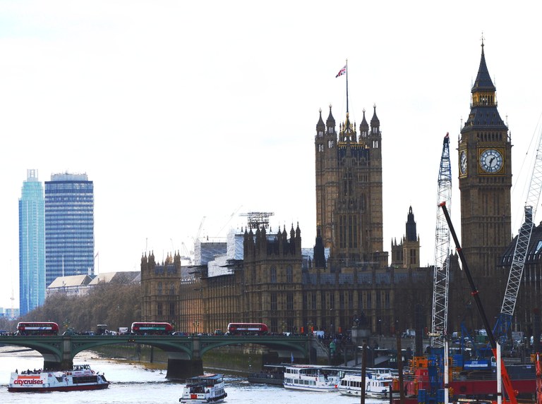 Westminster Palace mit Big Ben, großes Bild