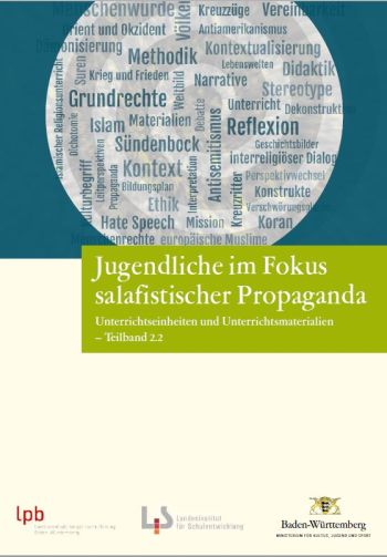 Titelbild der Handreichung Jugendliche im Fokus salafistischer Propaganda, Teilband 2.2