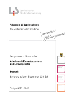 Handreichungen – Deutsch – Kompetenzraster - Lernwegelisten - Lernmaterialien