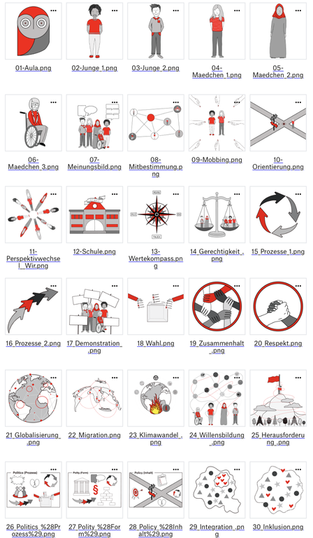 Bilder für die Nutzung im Kontext Demokratiebildung